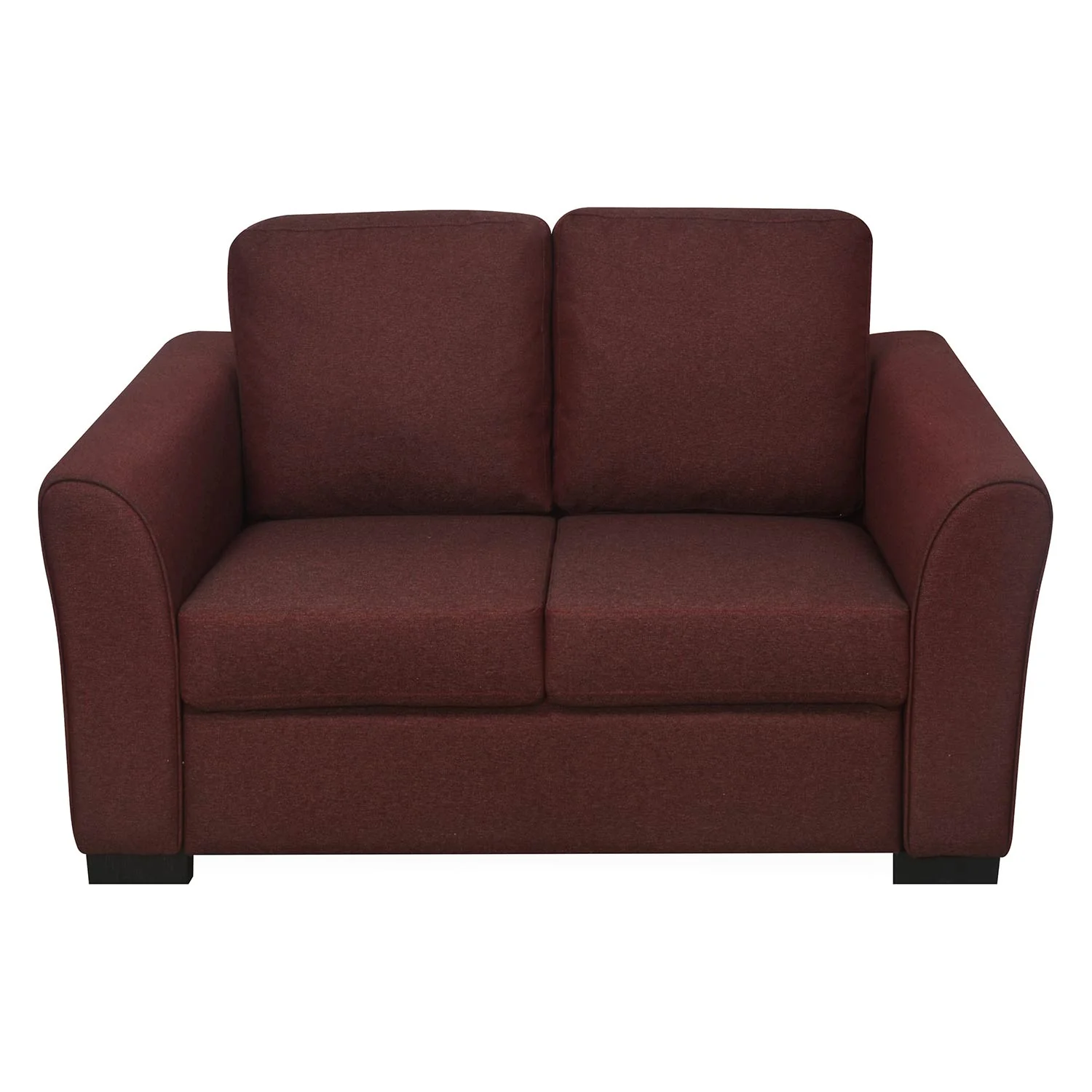 Nilkamal Array 2 Seater Mike Arm Sofa (Maroon) - Image 2