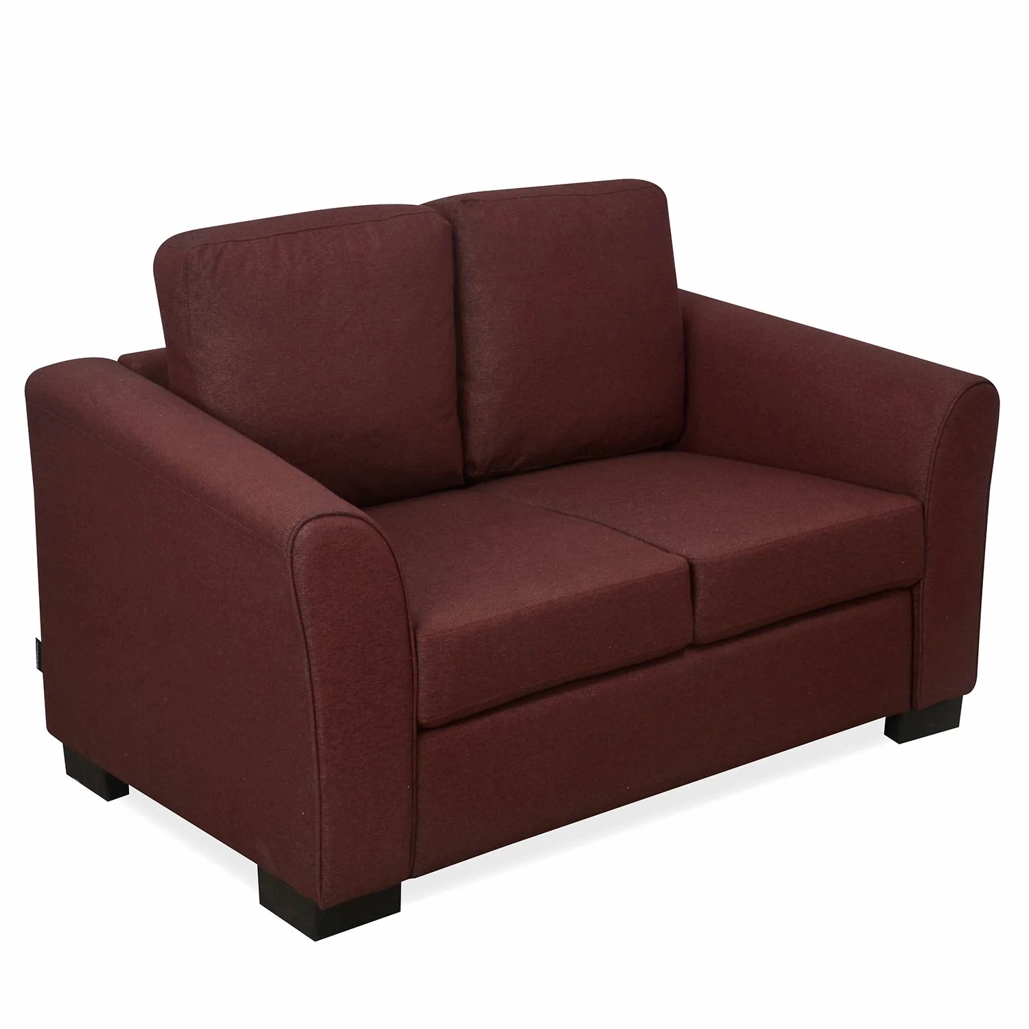 Nilkamal Array 2 Seater Mike Arm Sofa (Maroon) - Image 3