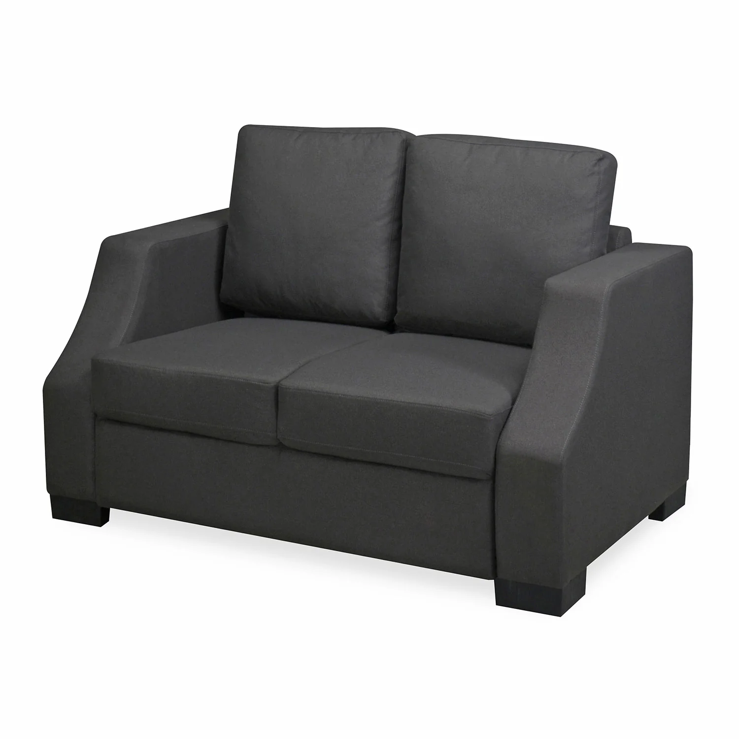 Nilkamal Array 2 Seater Rick Arm Sofa (Dark Grey) - Image 5