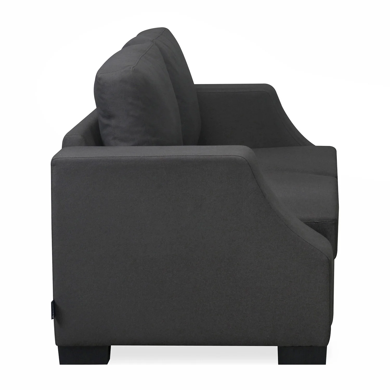 Nilkamal Array 2 Seater Rick Arm Sofa (Dark Grey) - Image 6