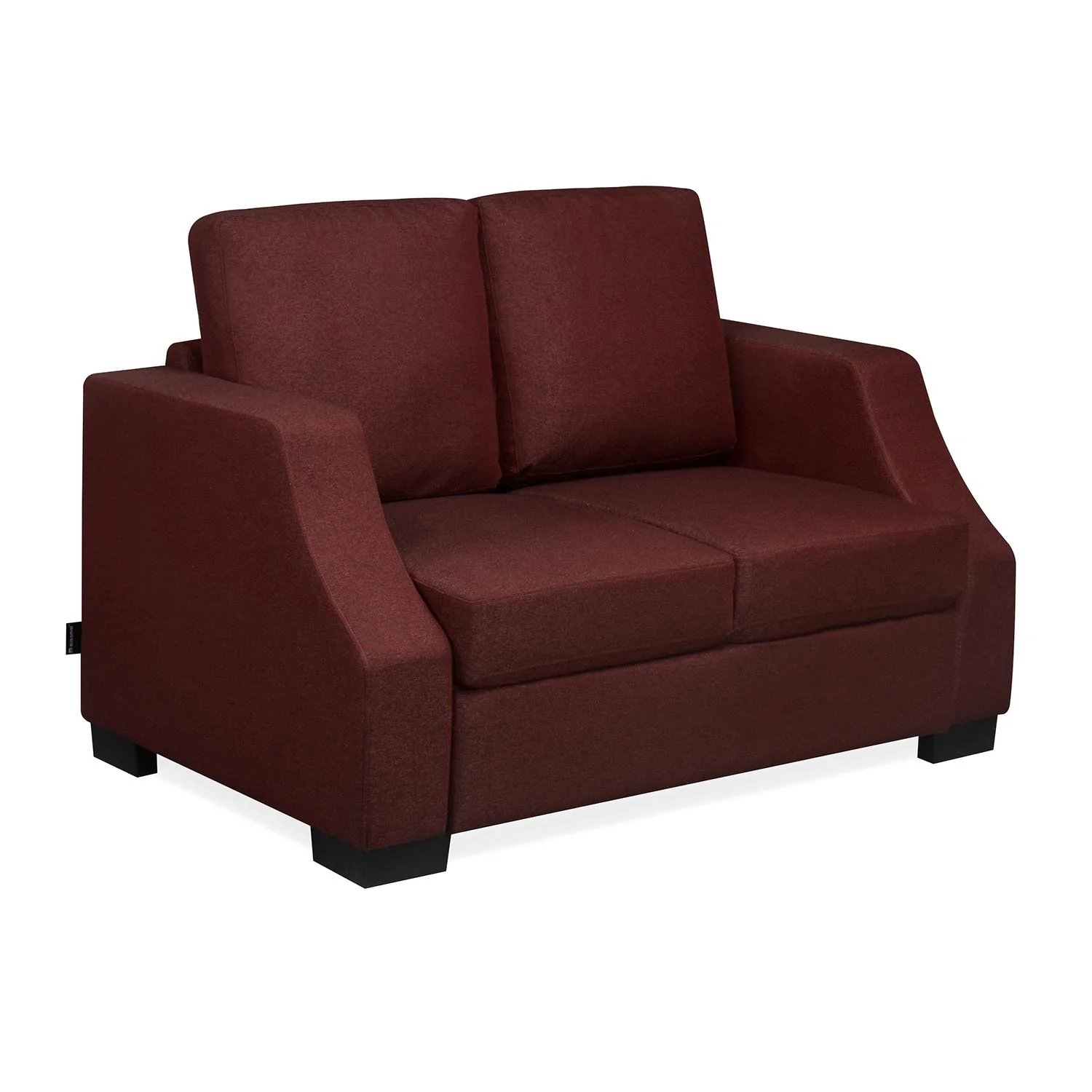 Nilkamal Array 2 Seater Rick Arm Sofa (Maroon) - Image 3