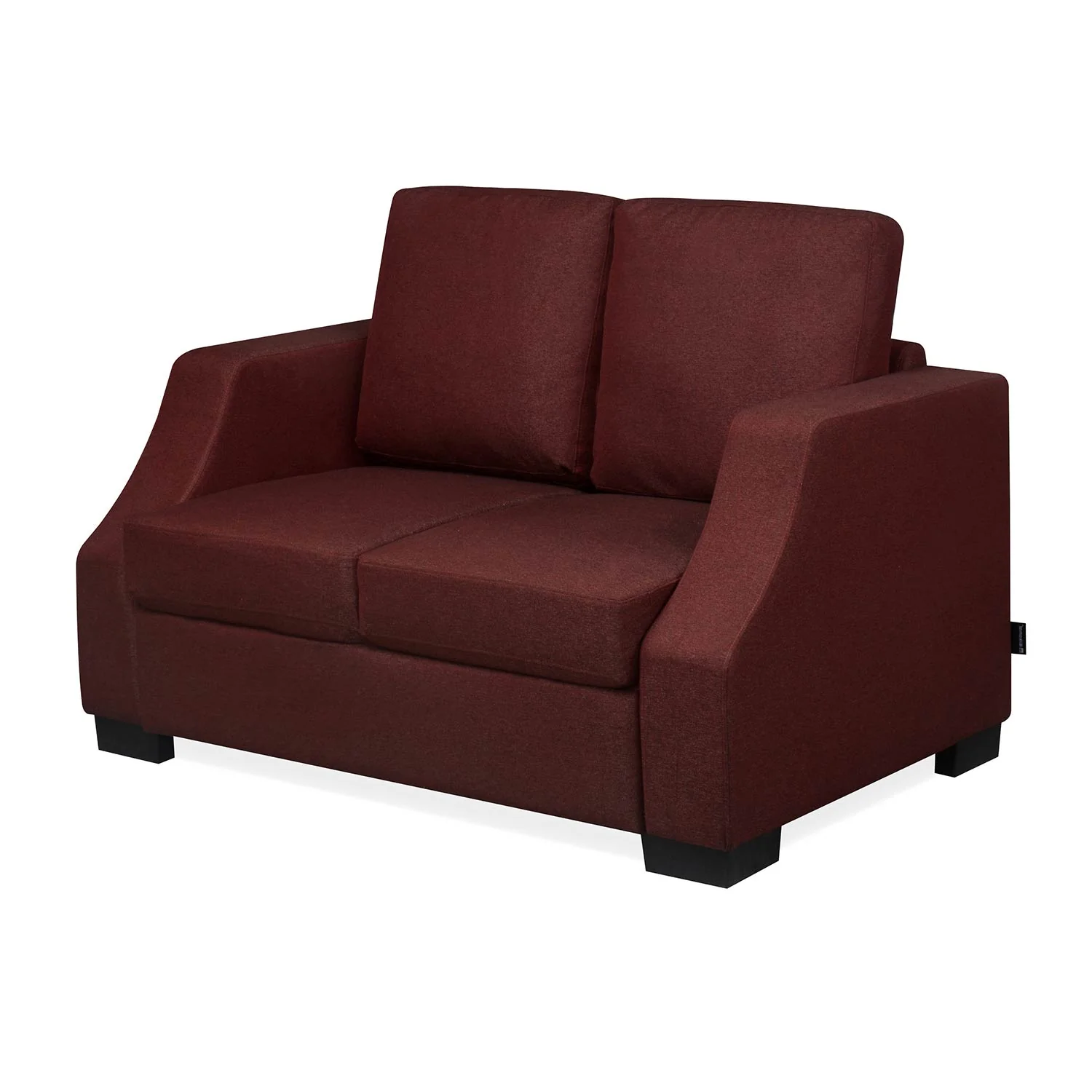 Nilkamal Array 2 Seater Rick Arm Sofa (Maroon) - Image 5