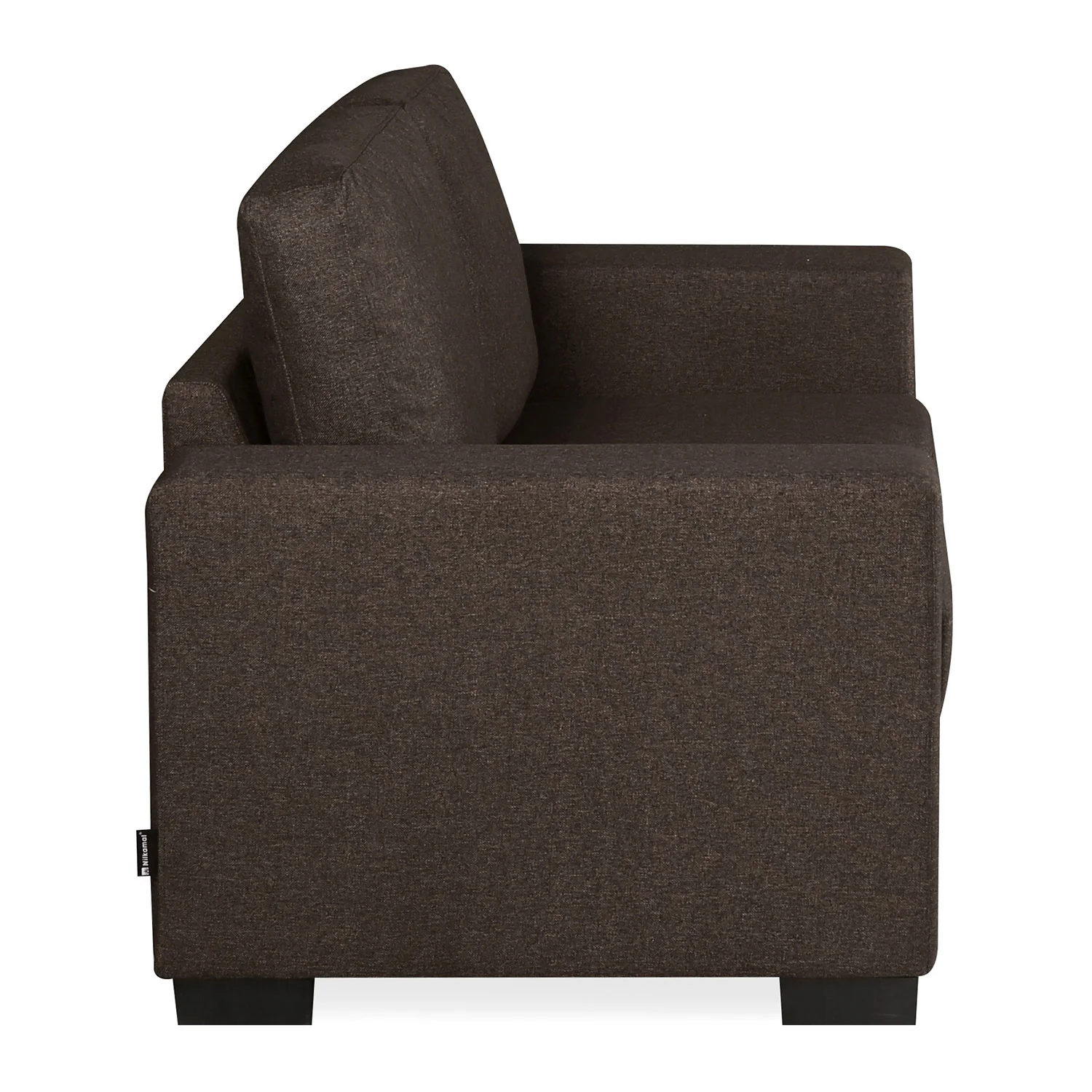 Nilkamal Array 2 Seater Ron Arm Sofa (Dark Brown) - Image 6