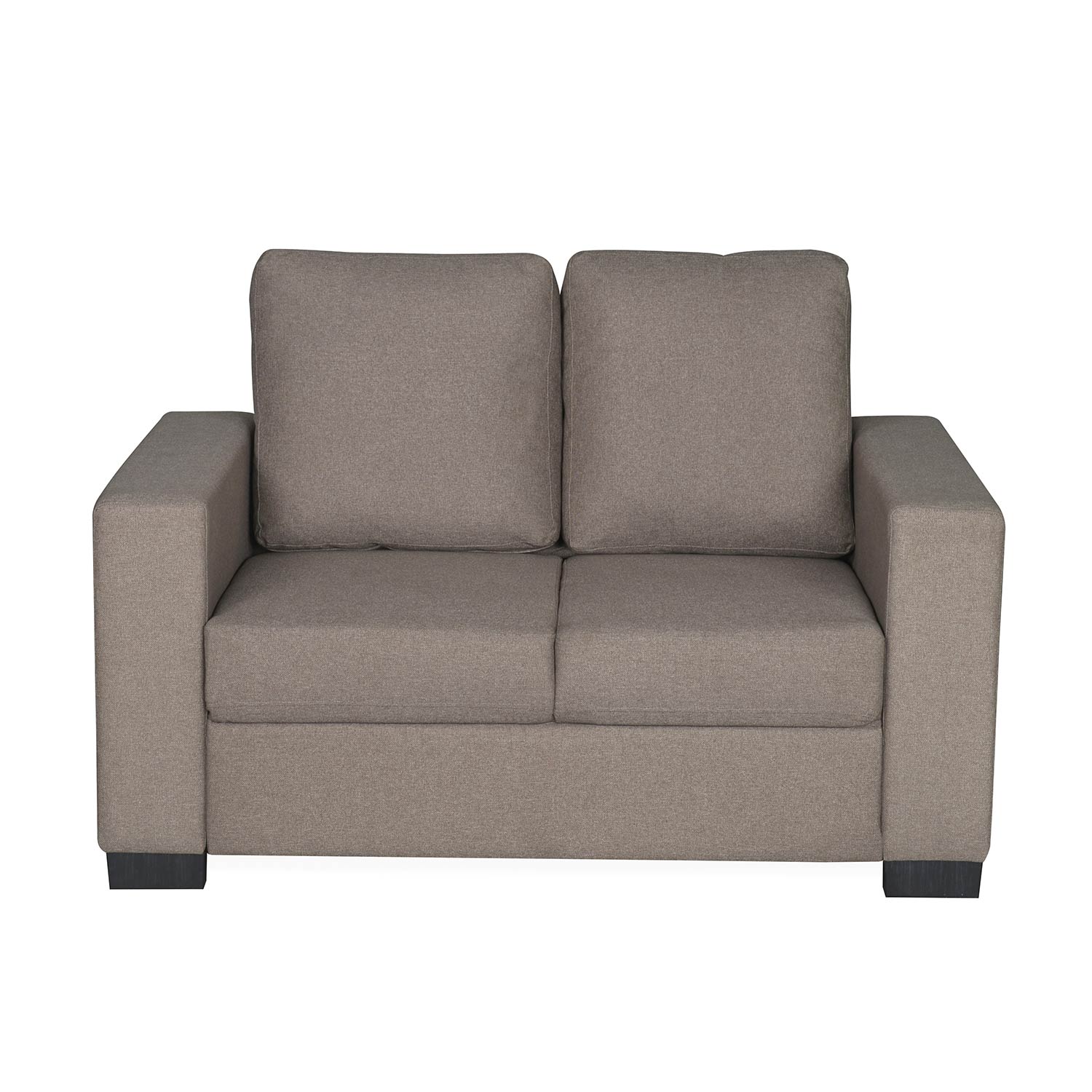 Nilkamal Array 2 Seater Ron Arm Sofa (Light Brown) - Image 2