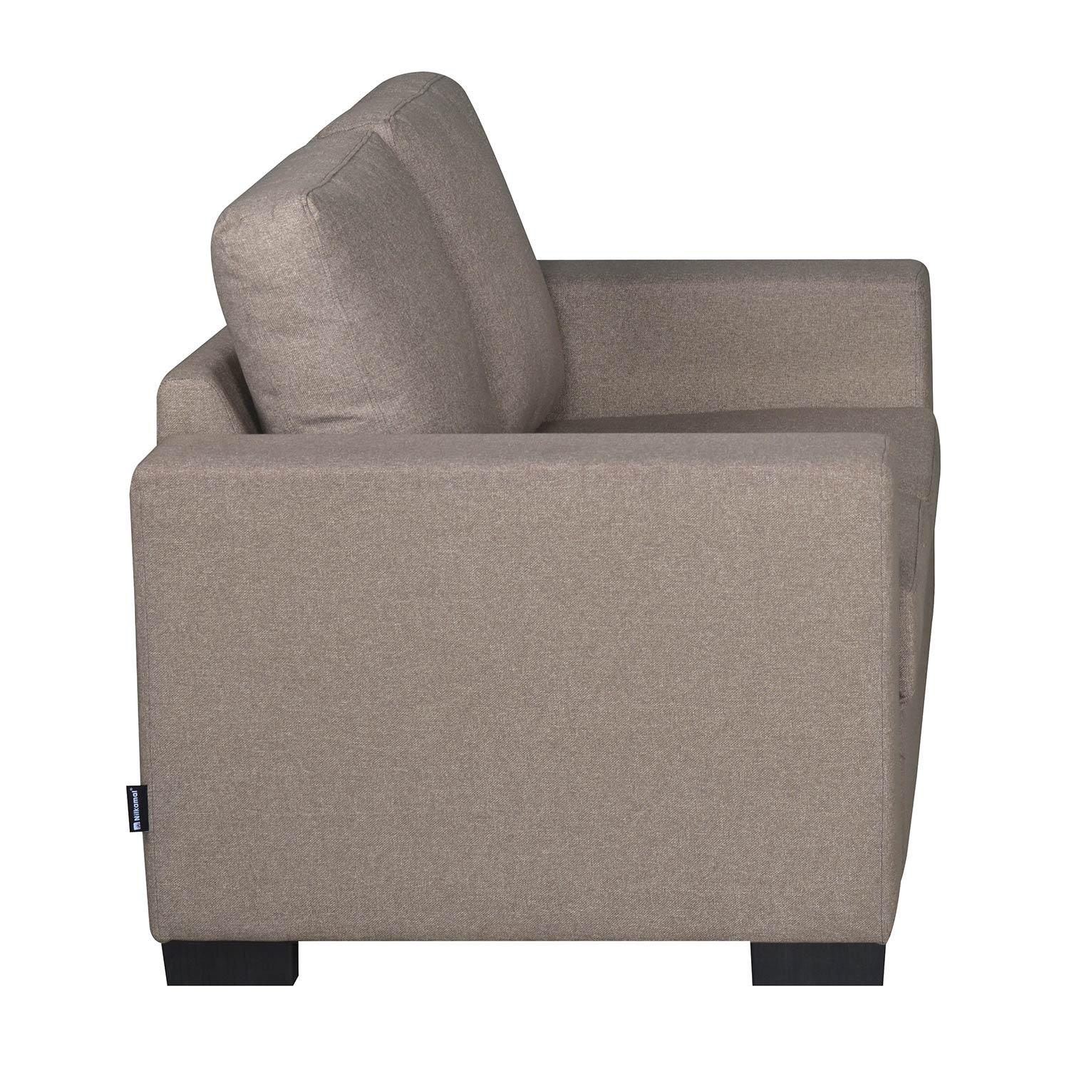 Nilkamal Array 2 Seater Ron Arm Sofa (Light Brown) - Image 6