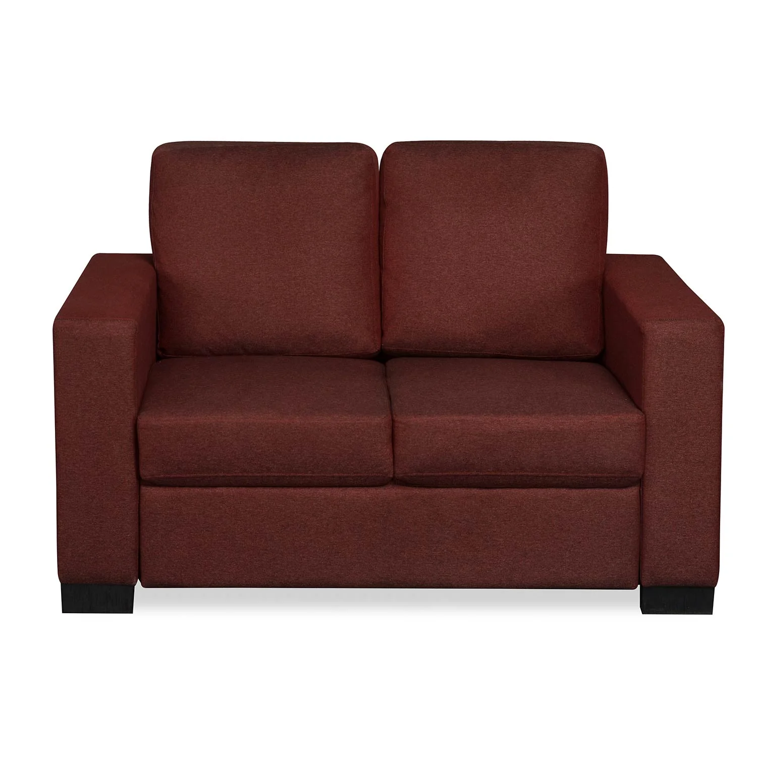 Nilkamal Array 2 Seater Ron Arm Sofa (Maroon) - Image 2