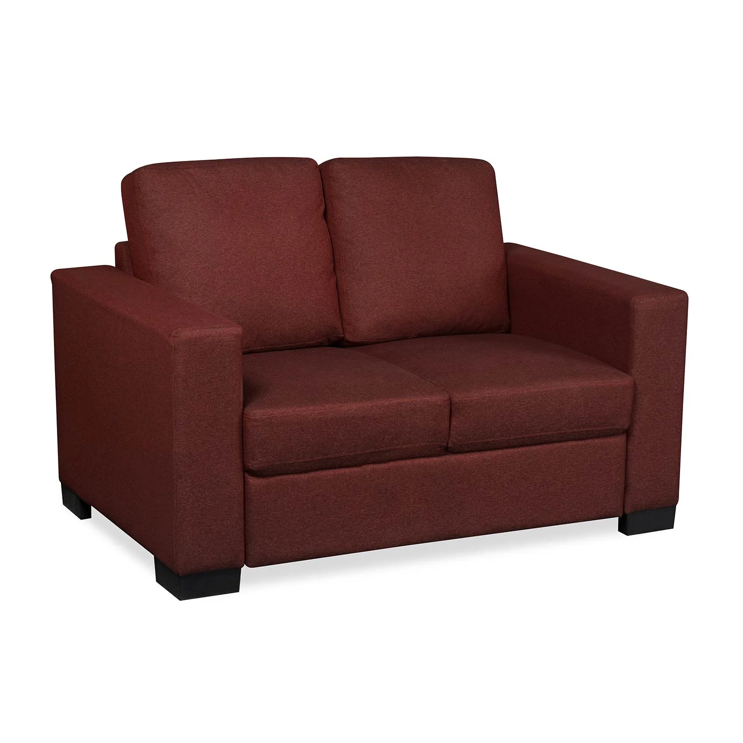 Nilkamal Array 2 Seater Ron Arm Sofa (Maroon) - Image 3