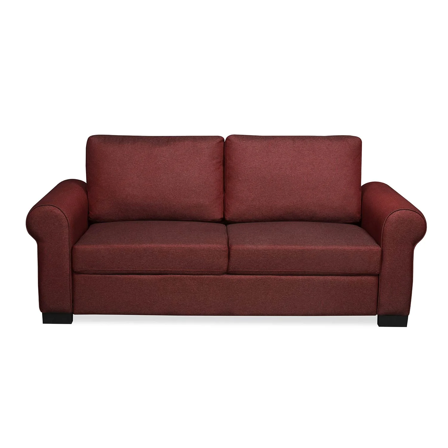 Nilkamal Array 3 Seater Bill Arm Sofa (Maroon) - Image 2