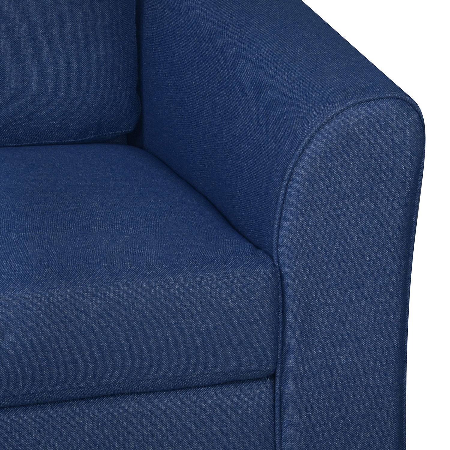 Nilkamal Array 3 Seater Mike Arm Sofa (Blue) - Image 4