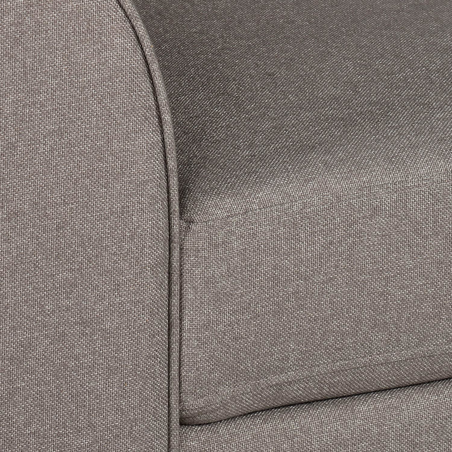 Nilkamal Array 3 Seater Mike Arm Sofa (Light Brown) - Image 4