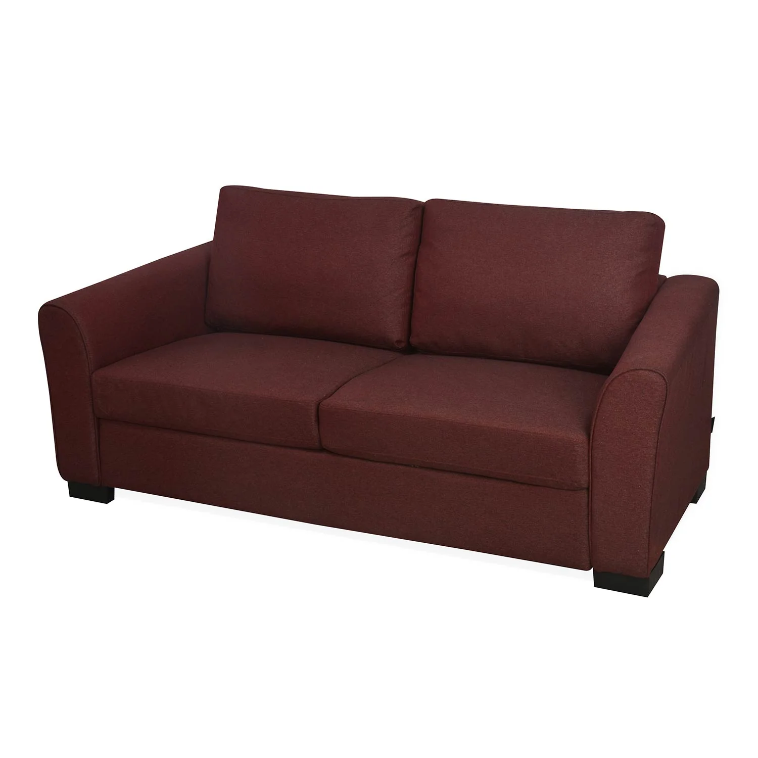 Nilkamal Array 3 Seater Mike Arm Sofa (Maroon) - Image 5