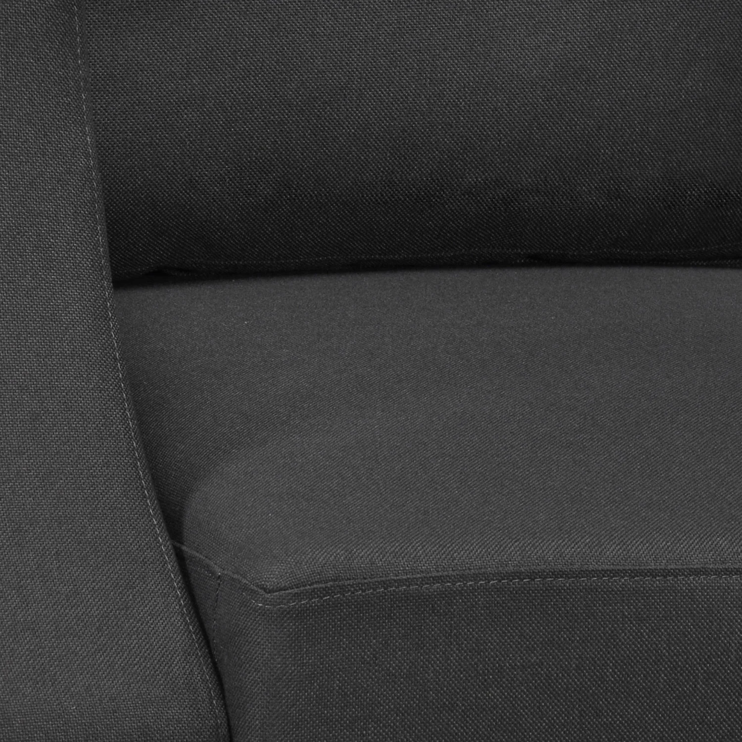 Nilkamal Array 3 Seater Rick Arm Sofa (Dark Grey) - Image 4