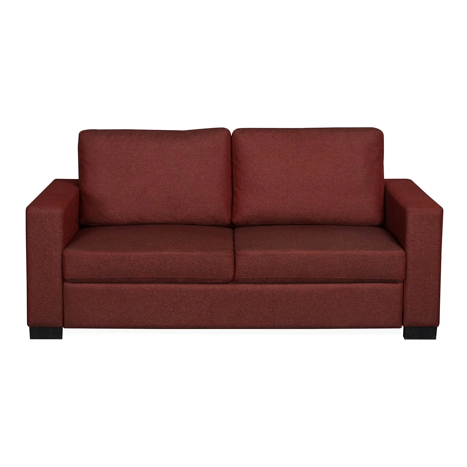 Nilkamal Array 3 Seater Ron Arm Sofa (Maroon) - Image 2