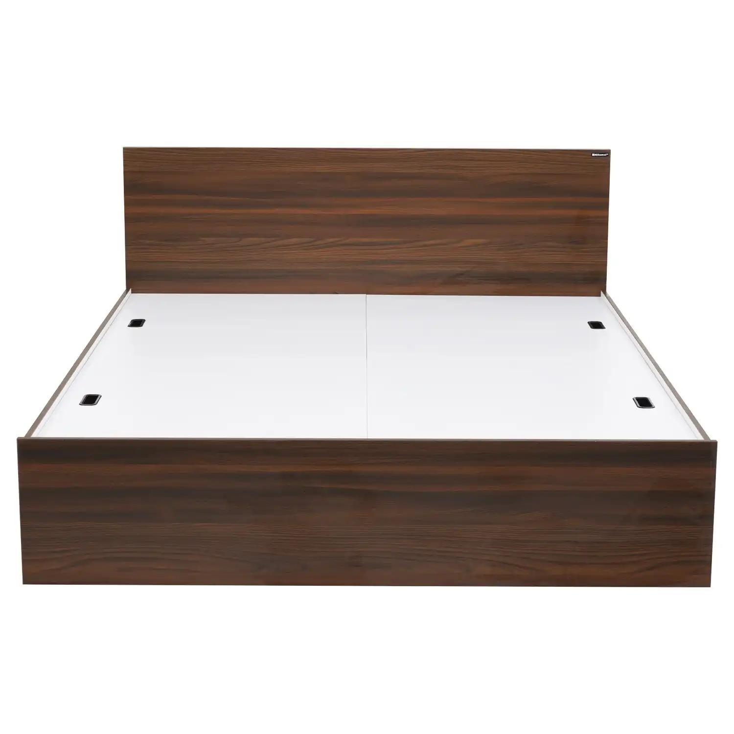 Nilkamal Arthur Queen Bed with Storage (Walnut) - Image 2