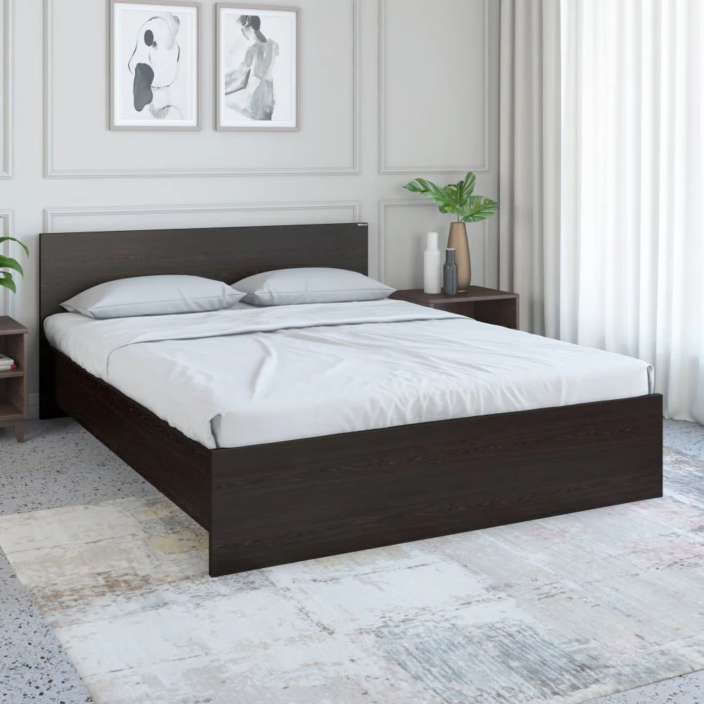 Nilkamal Arthur Queen Bed (Walnut) - Image 8