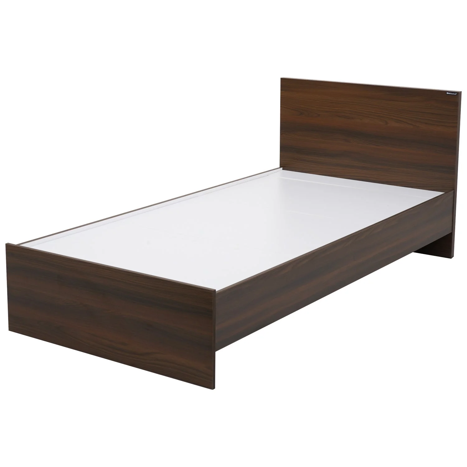 Nilkamal Arthur Single Bed (Walnut) - Image 3