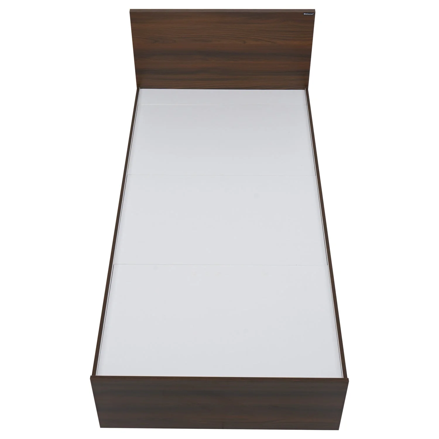 Nilkamal Arthur Single Bed (Walnut) - Image 5