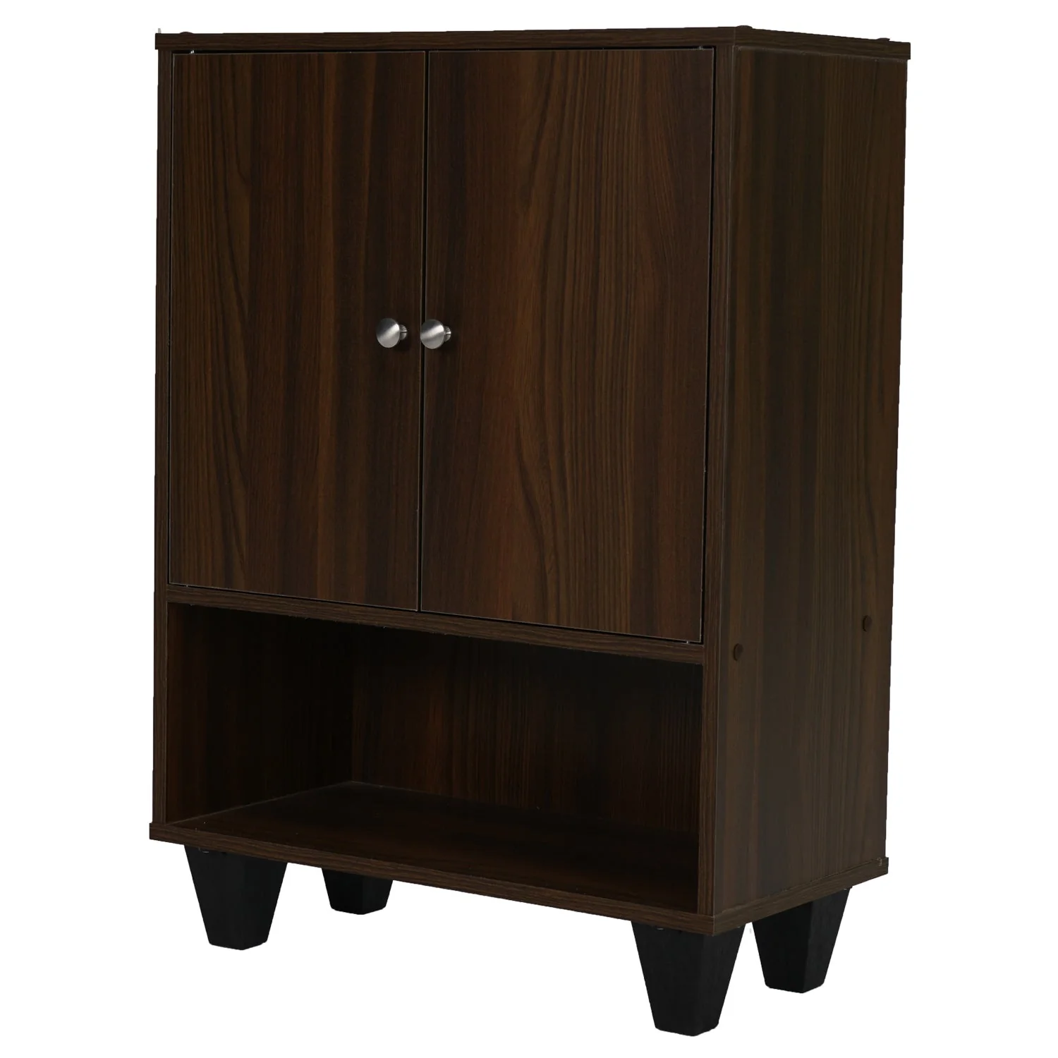 Nilkamal Astero Engineered Wood Shoe Cabinet (Walnut) - Image 3