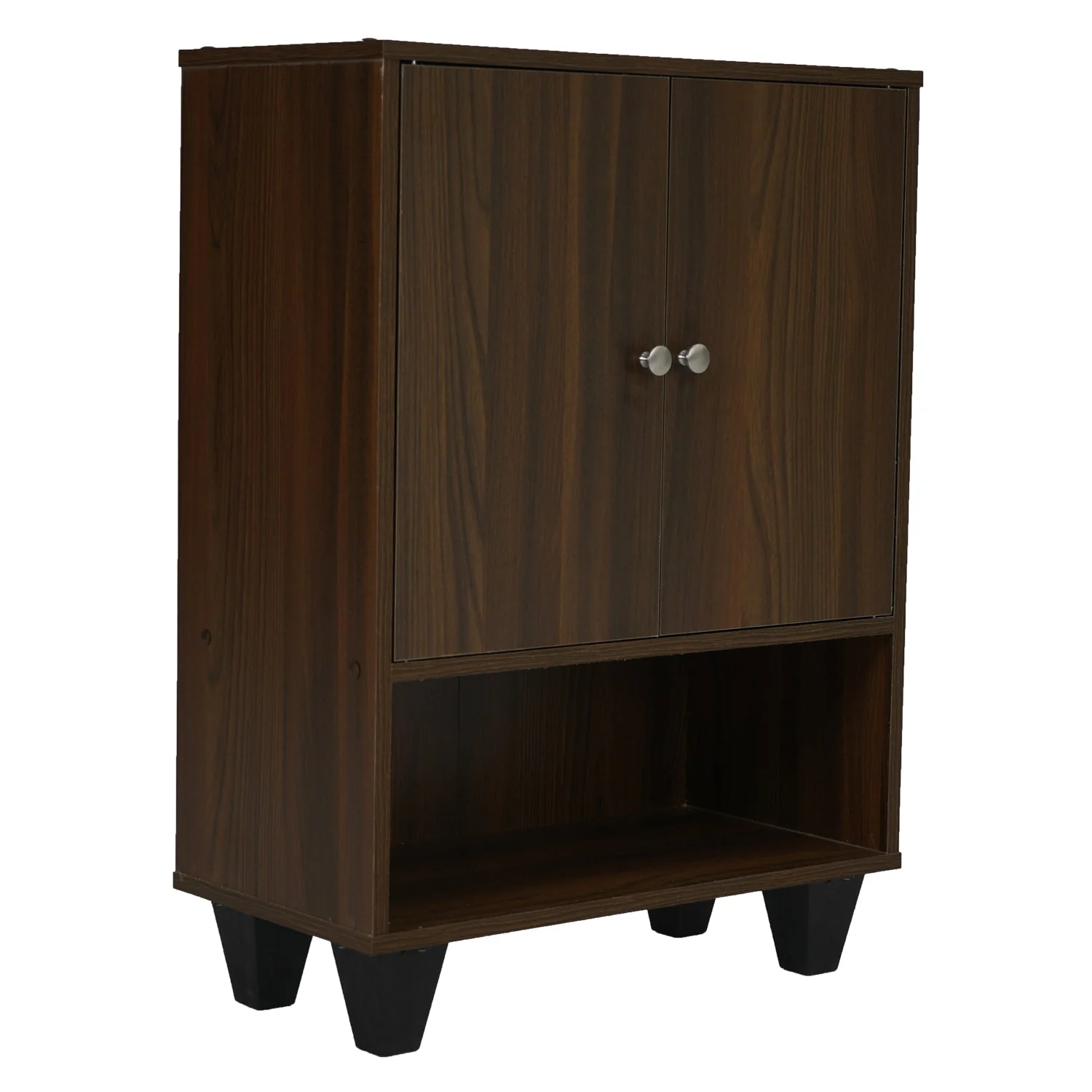 Nilkamal Astero Engineered Wood Shoe Cabinet (Walnut) - Image 4