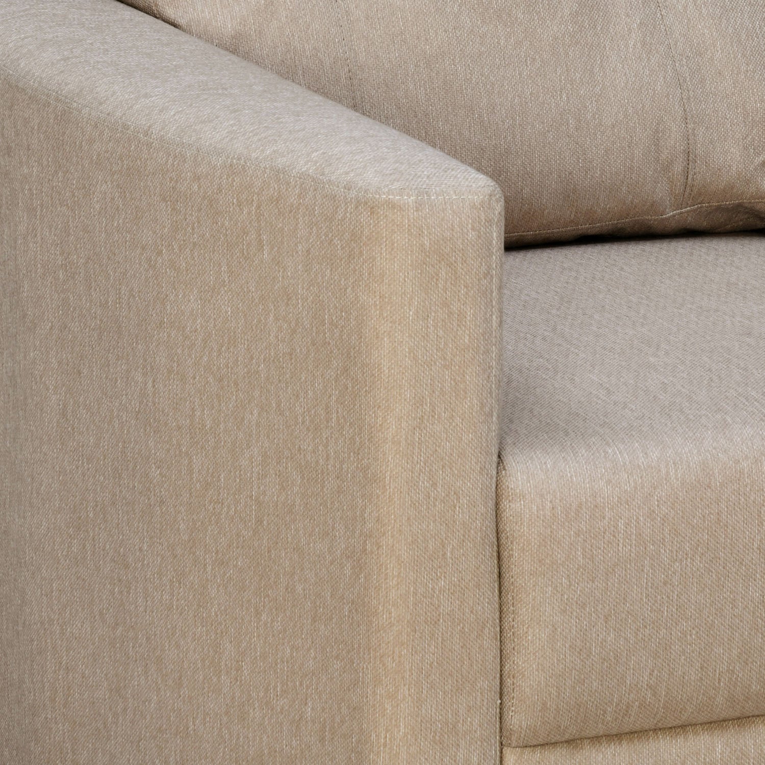 Nilkamal Astonic 1 Seater Fabric Sofa (Beige) - Image 4