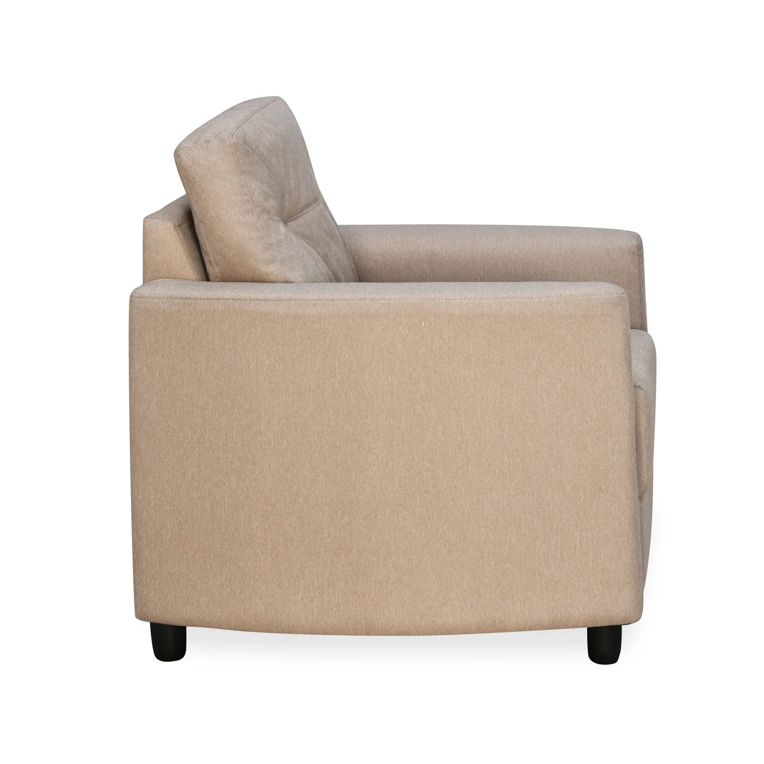 Nilkamal Astonic 1 Seater Fabric Sofa (Beige) - Image 5