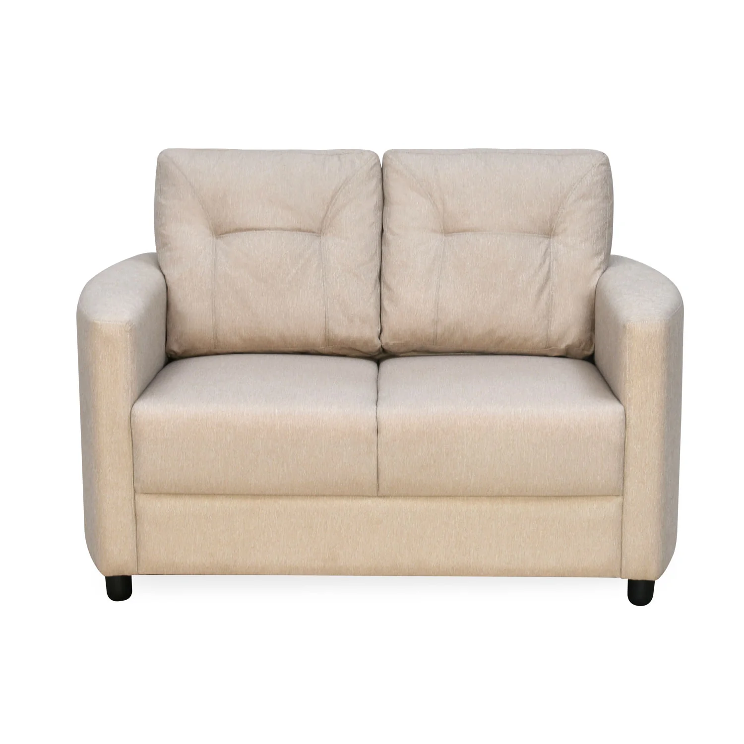 Nilkamal Astonic 2 Seater Fabric Sofa (Beige) - Image 3