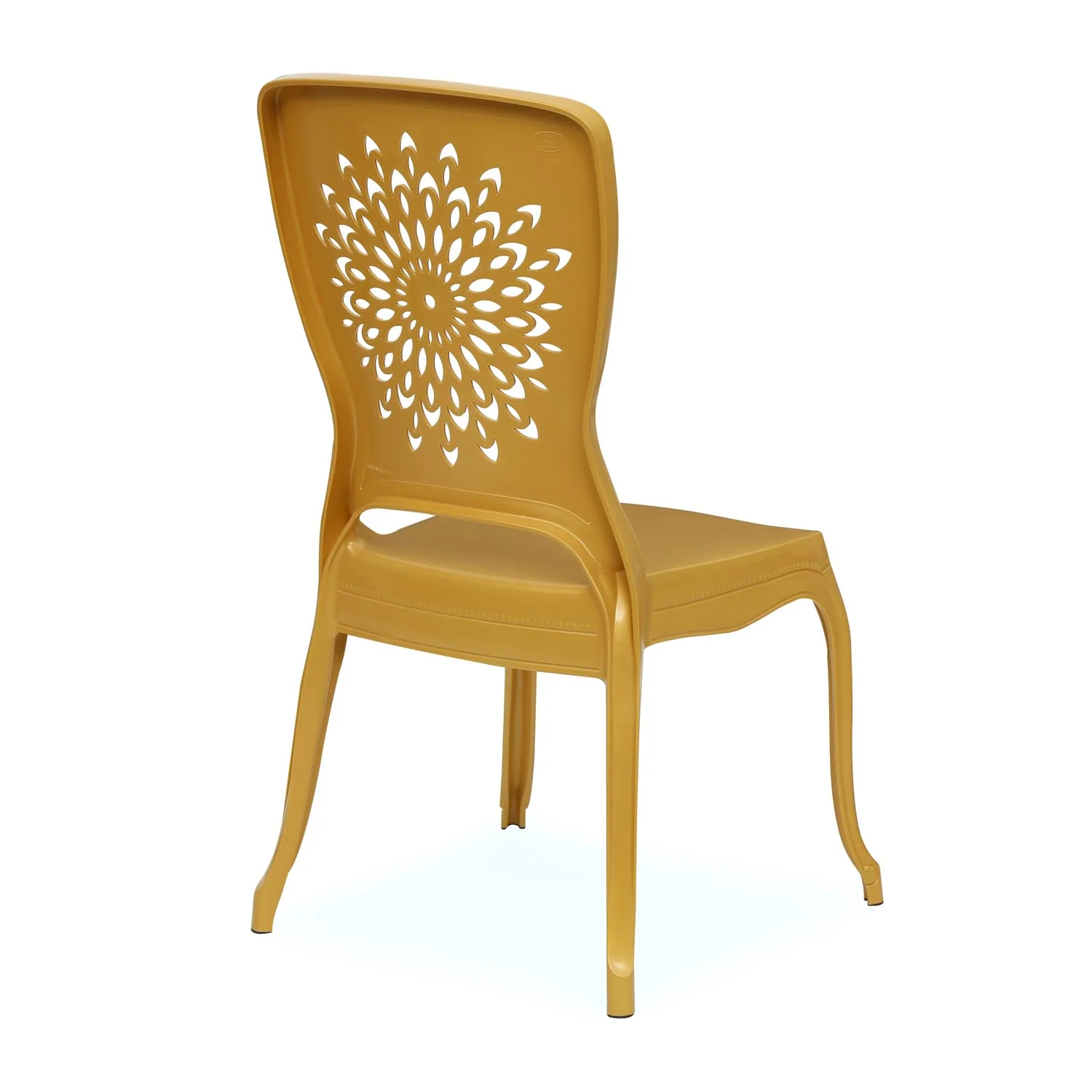 Nilkamal Aura Plastic Chair (Gold) - Image 5