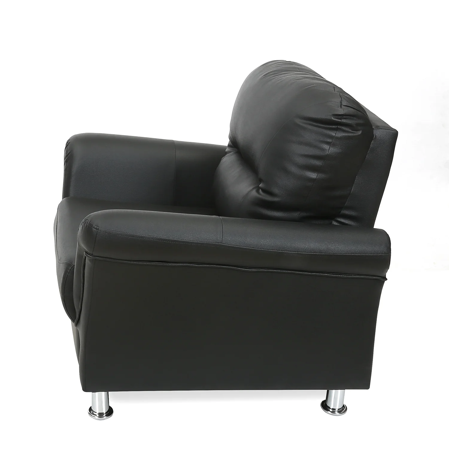 Nilkamal Aurich 1 Seater Sofa (Black) - Image 4