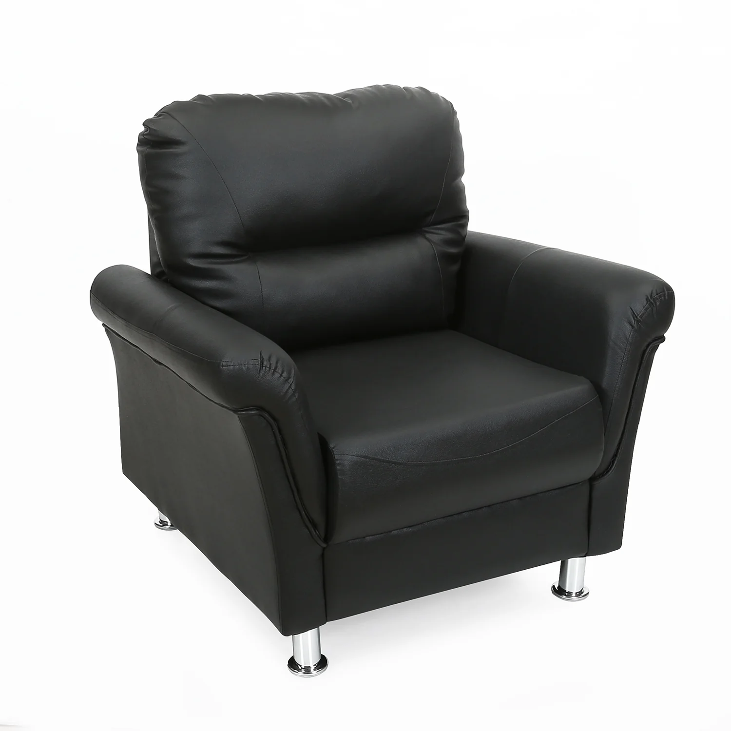 Nilkamal Aurich 1 Seater Sofa (Black) - Image 8