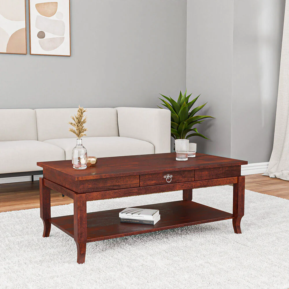 Nilkamal Aurora Coffee TableĀ (Mahogany)