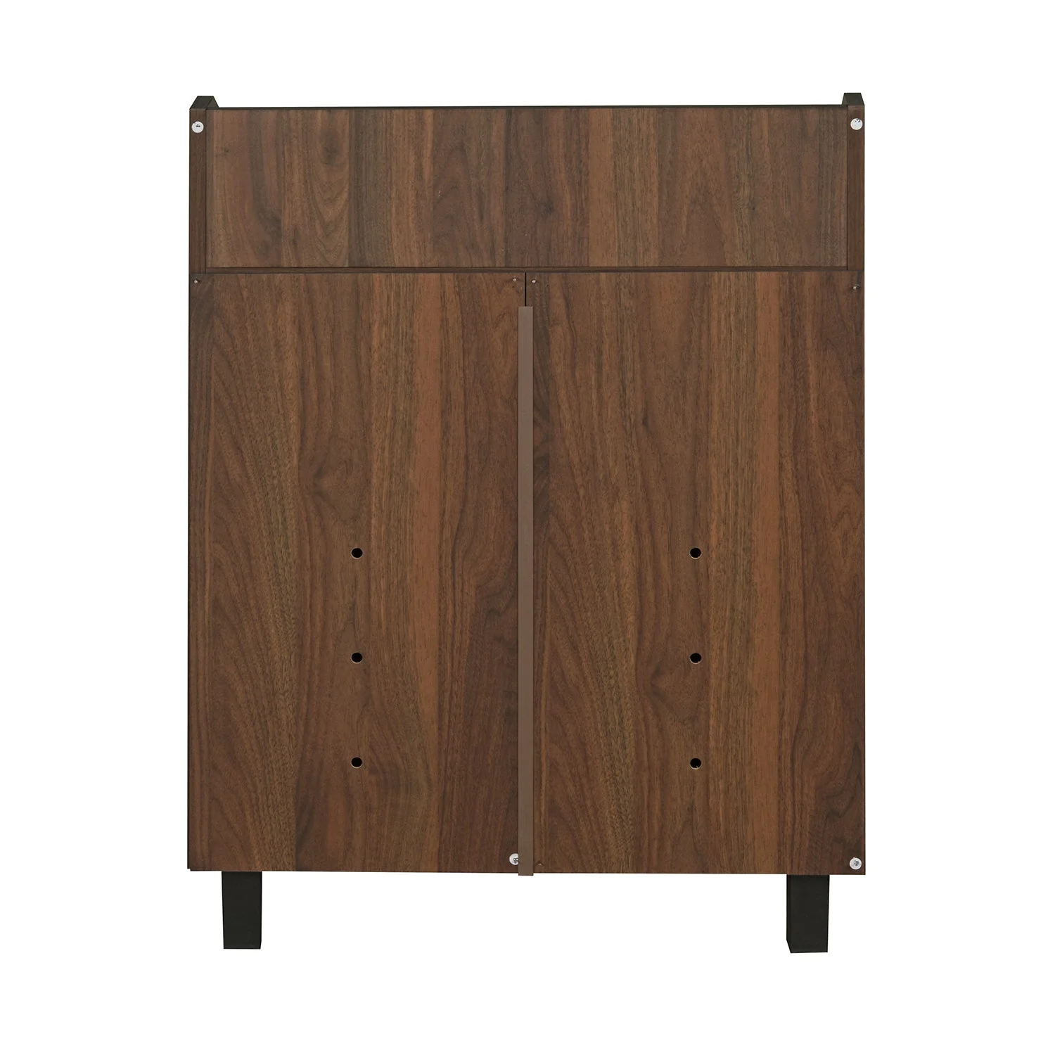 Nilkamal Aze Shoe Cabinet (Walnut & White) - Image 6