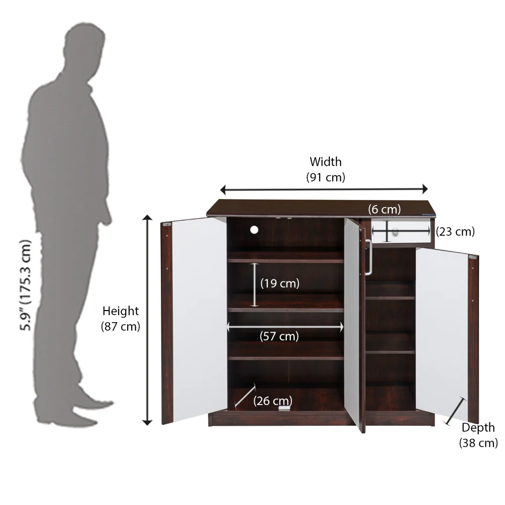 Nilkamal Baylor Shoe Cabinet - Image 14