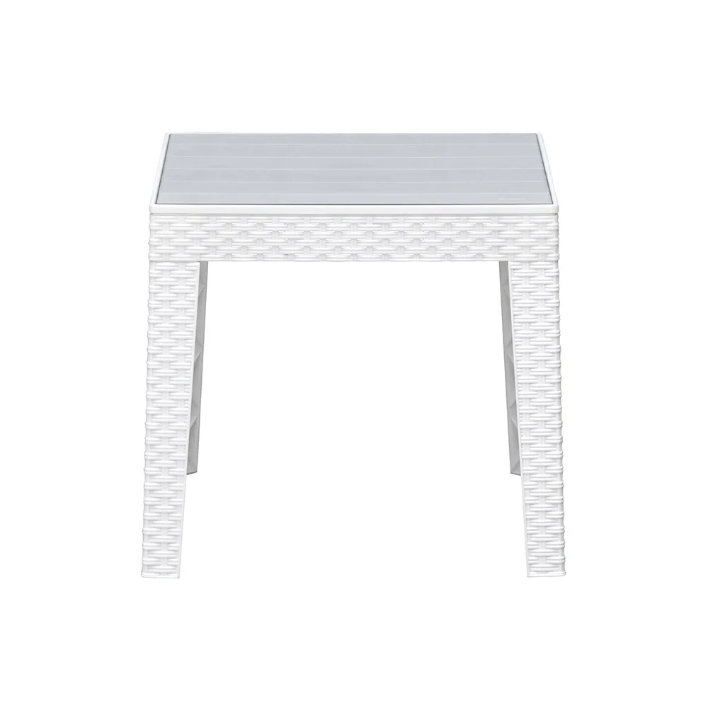 Nilkamal Breeze Outdoor Set of 1 Center Table with Glass and 2 Chairs with Cushion - Image 6