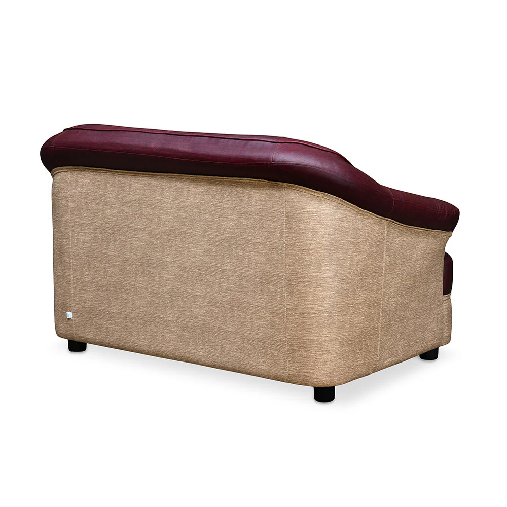 Nilkamal Bright 2 Seater Sofa (Maroon/Beige) - Image 6