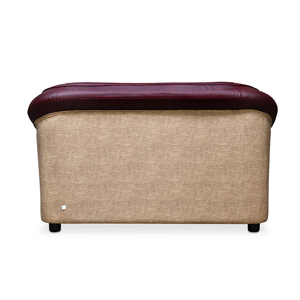 Nilkamal Bright 2 Seater Sofa (Maroon/Beige) - Image 7