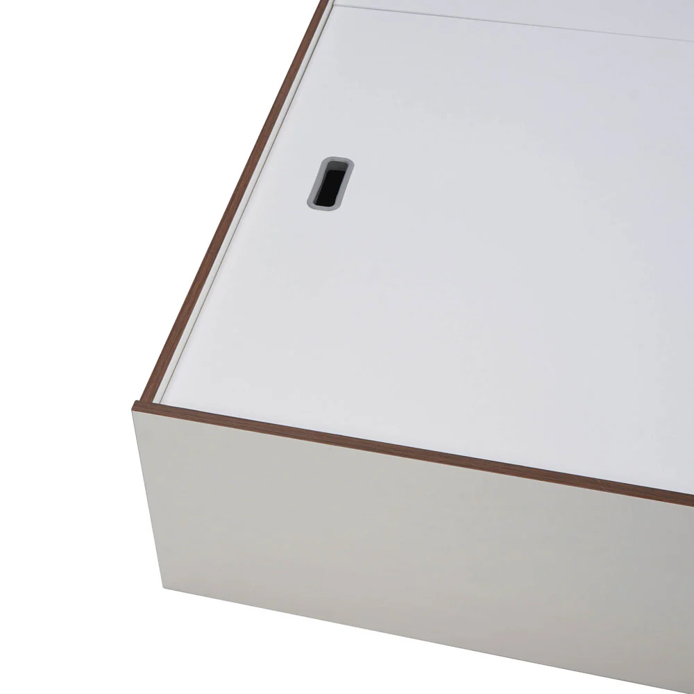 Nilkamal Bruce King Bed with Box Storage (Walnut & Cappuccino) - Image 14