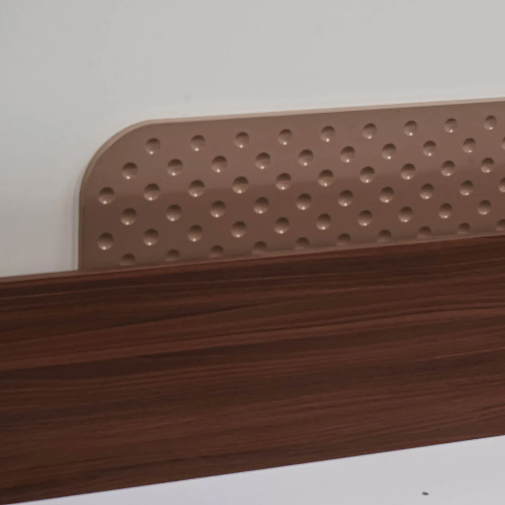 Nilkamal Bruce King Bed with Box Storage (Walnut & Cappuccino) - Image 16