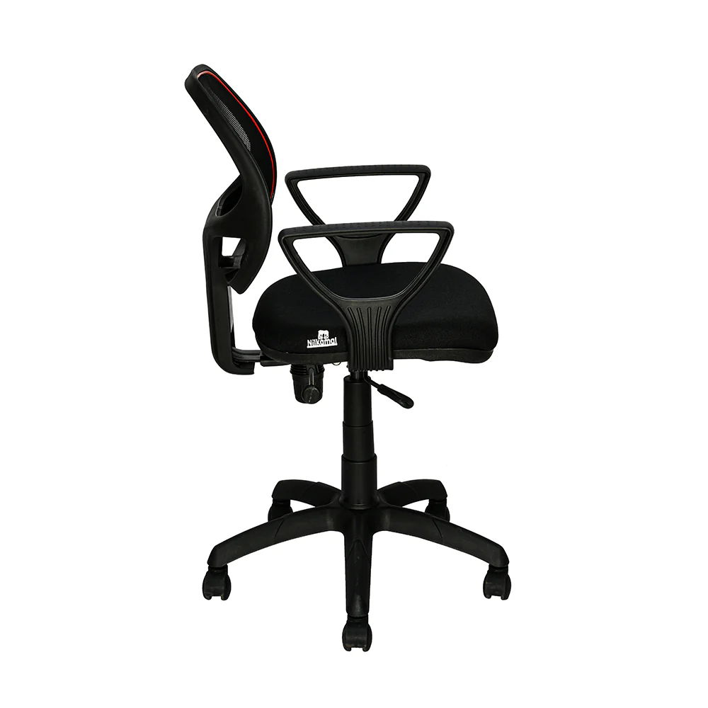 Nilkamal Calida Mesh Back Office Chair (Black) - Image 4
