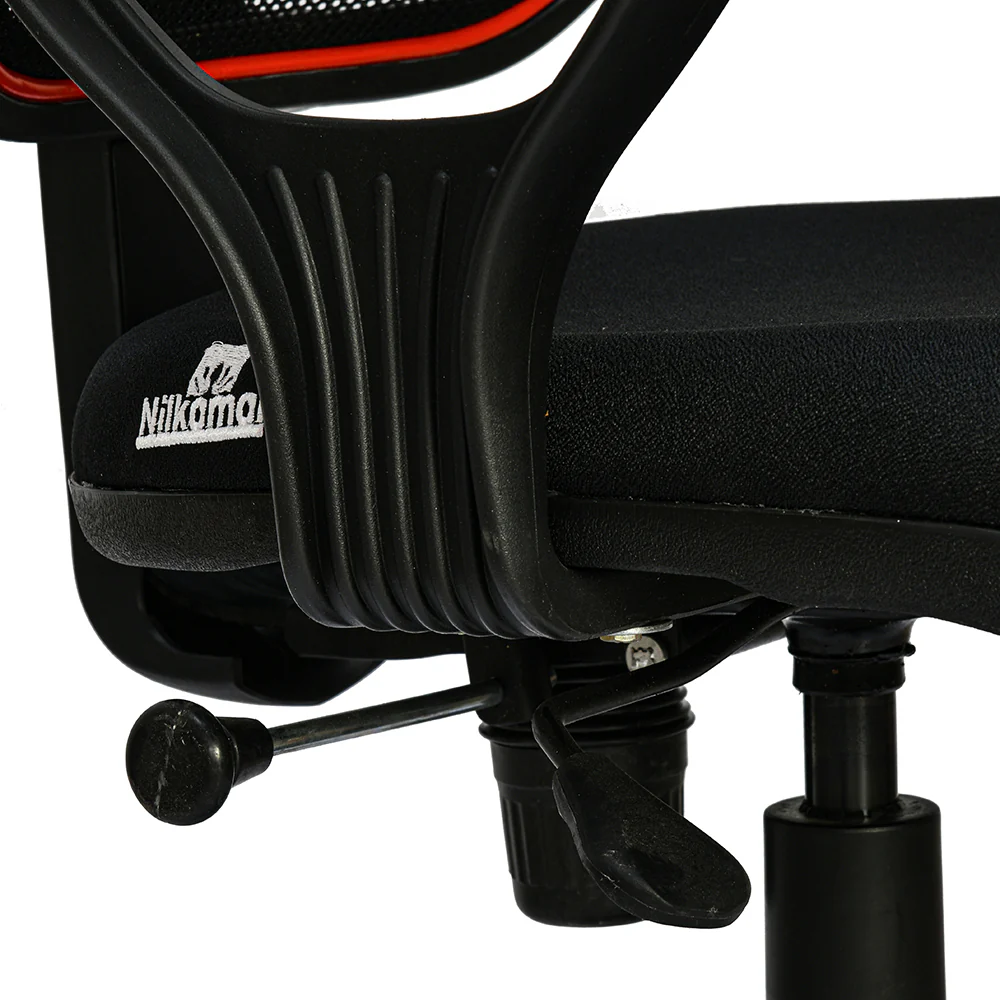 Nilkamal Calida Mesh Back Office Chair (Black) - Image 7