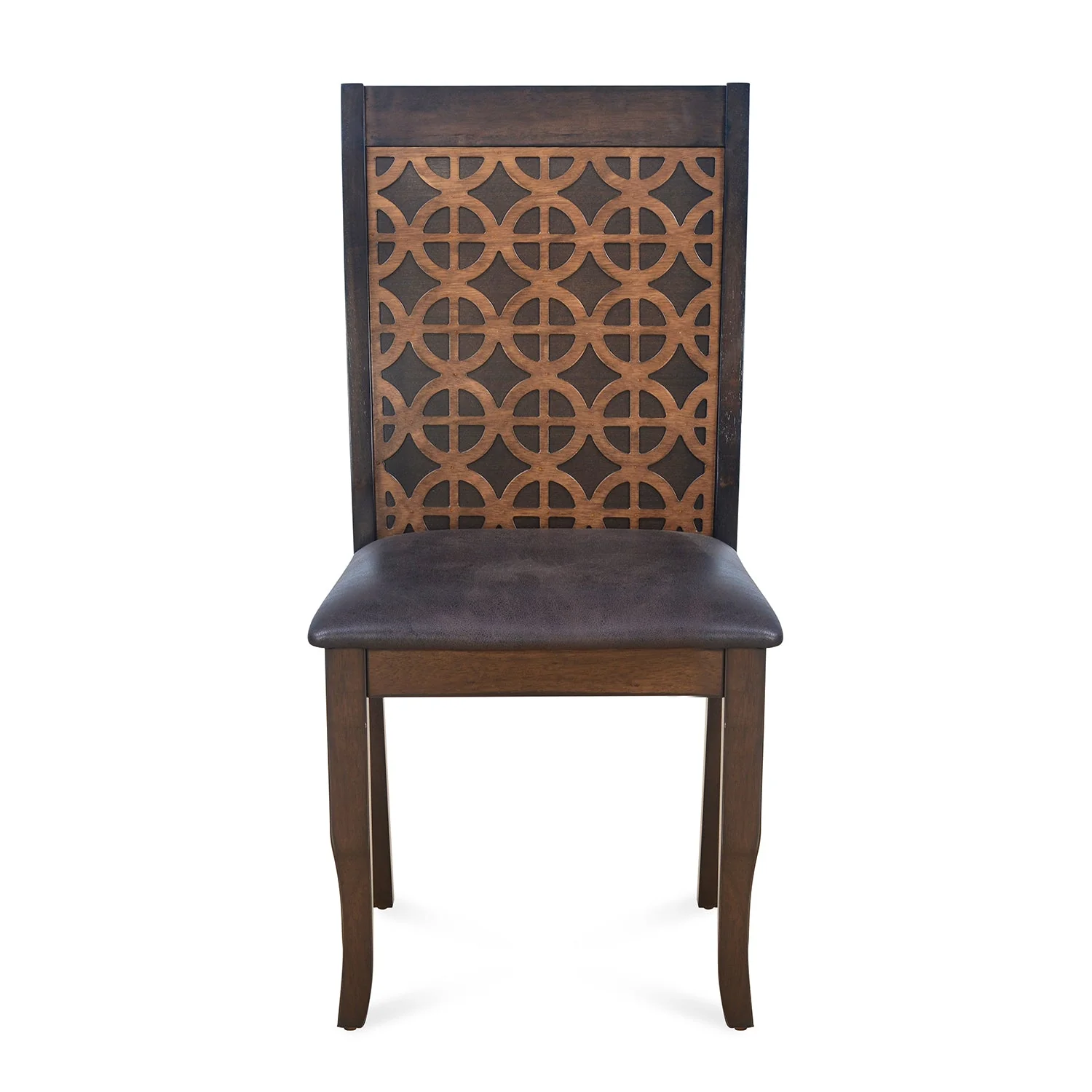 Nilkamal Camilla 1+4+Bench Dining Set (Dark Walnut) - Image 15