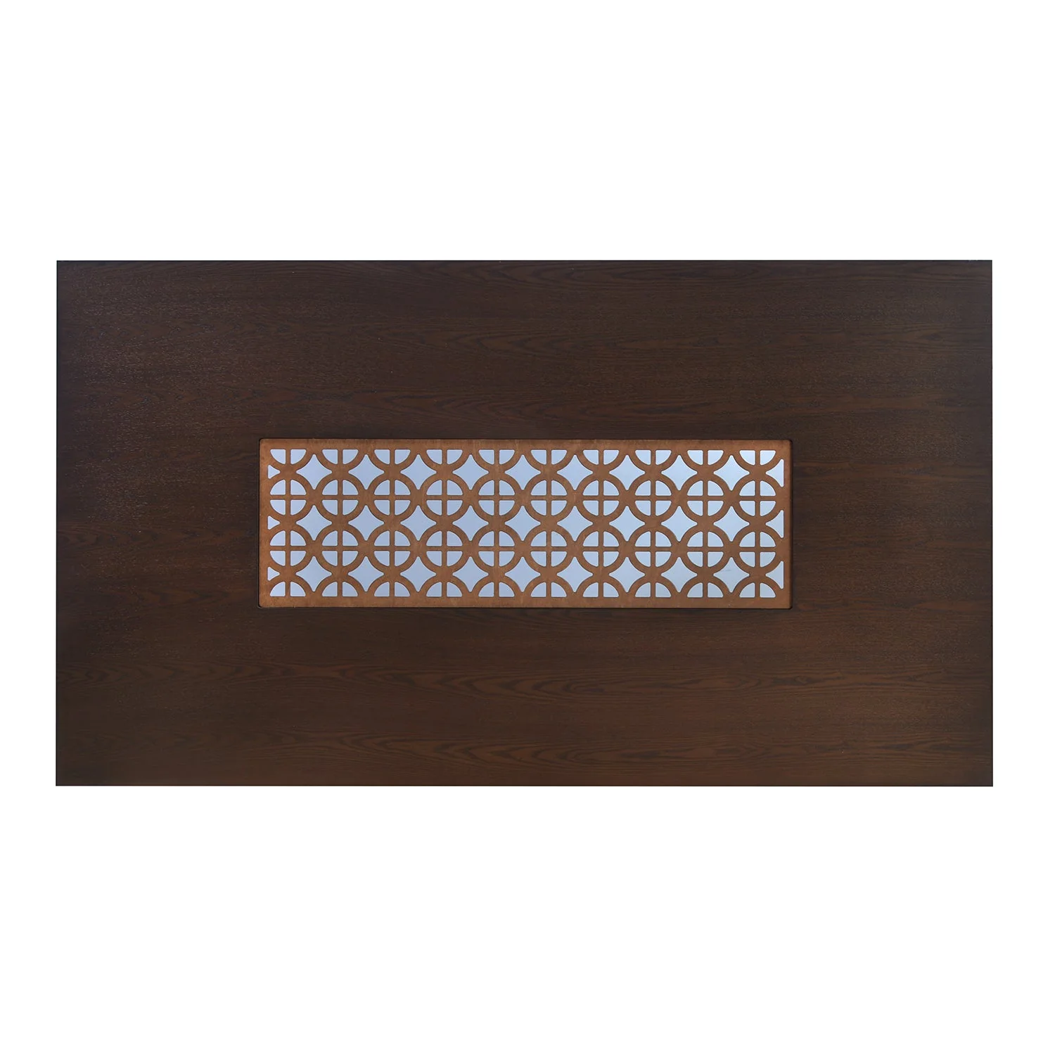 Nilkamal Camilla 6 Seater Dining Table (Dark Walnut) - Image 6