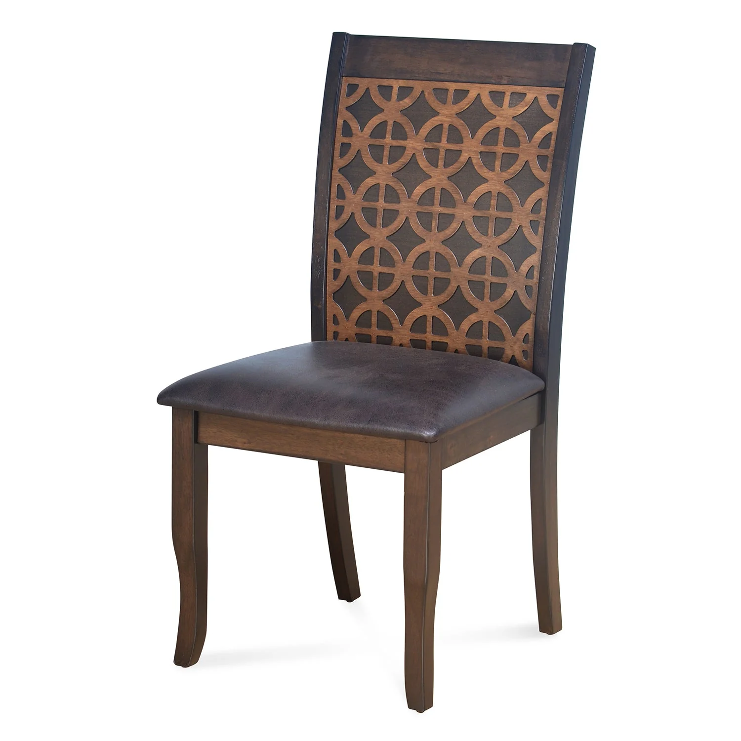 Nilkamal Camilla Dining Chair (Dark Walnut) - Image 3