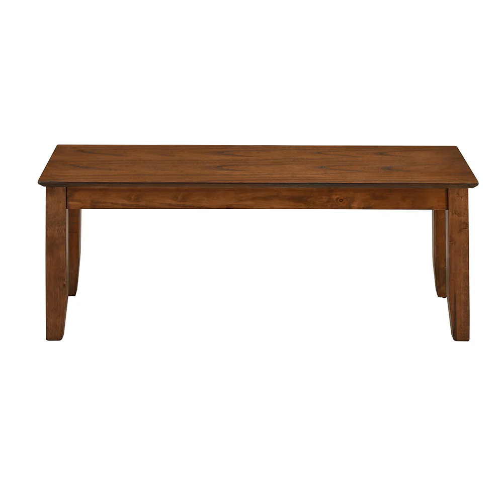 Nilkamal Carter Multi Use Long Sitting Bench for Living Room | Dining Room (Antique Oak) - Image 2