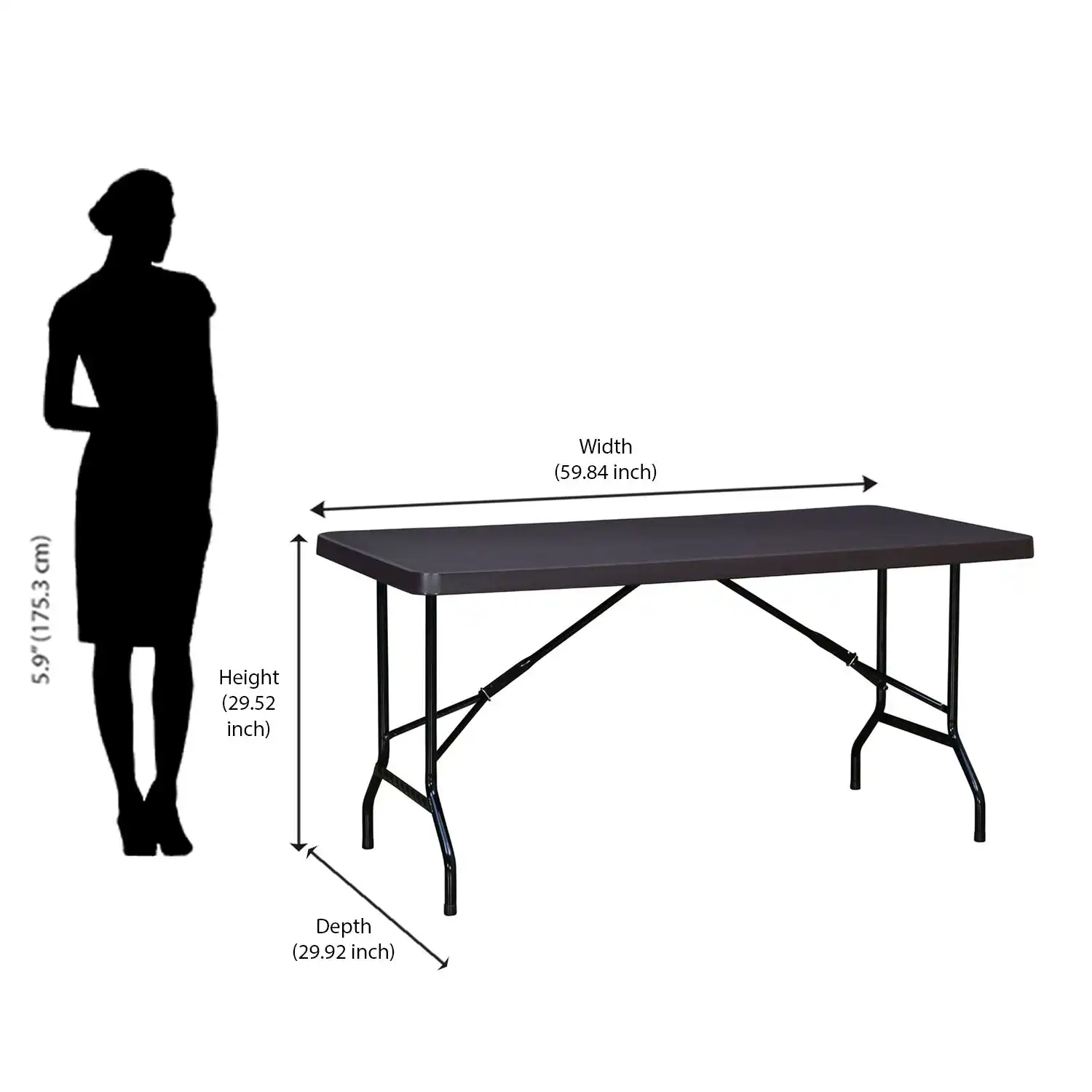 Nilkamal Celebrationz 5 feet Rectangle Table - Image 10