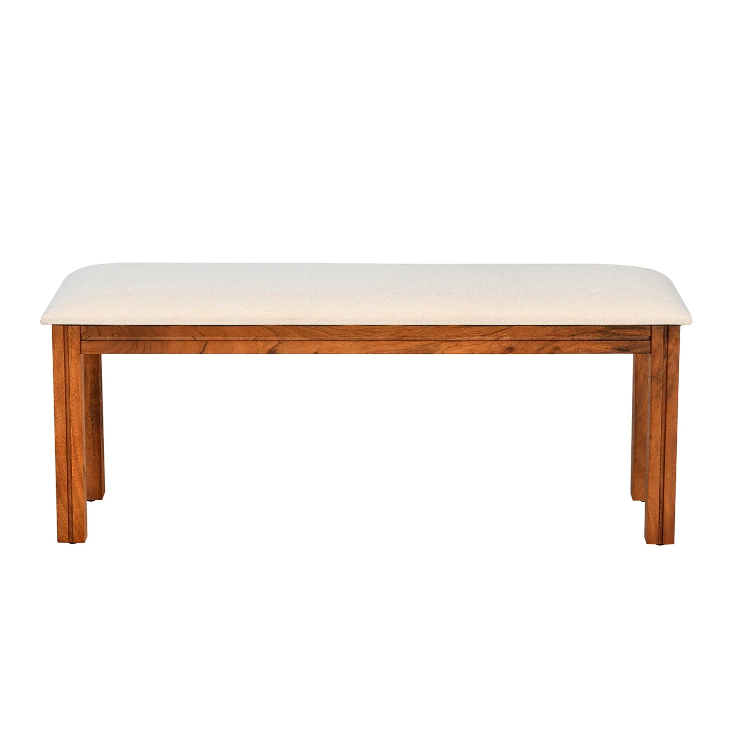 Nilkamal Cera Multi Use Long Sitting Bench for Living Room | Dining Room (Honey Brown) - Image 3