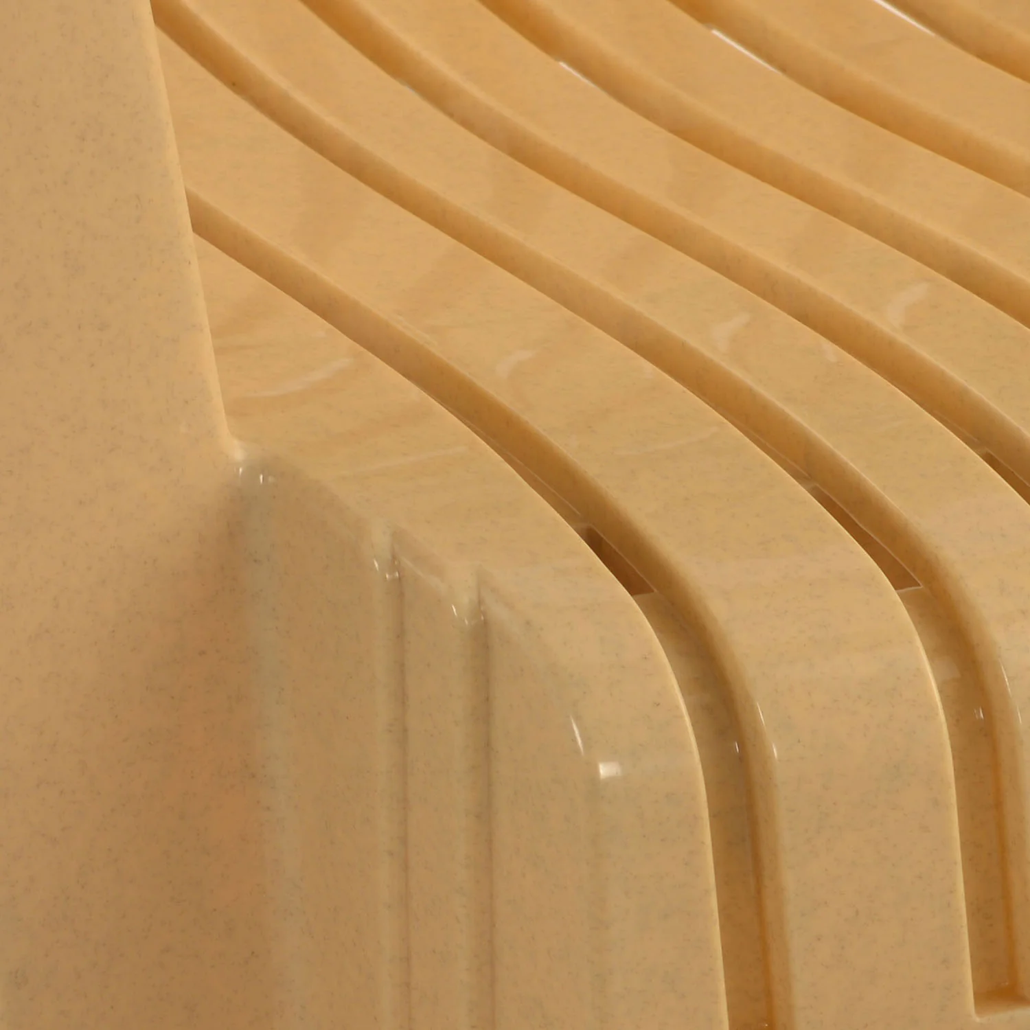 Nilkamal CHR2230 Plastic Arm Chair (Marble Beige) - Image 9