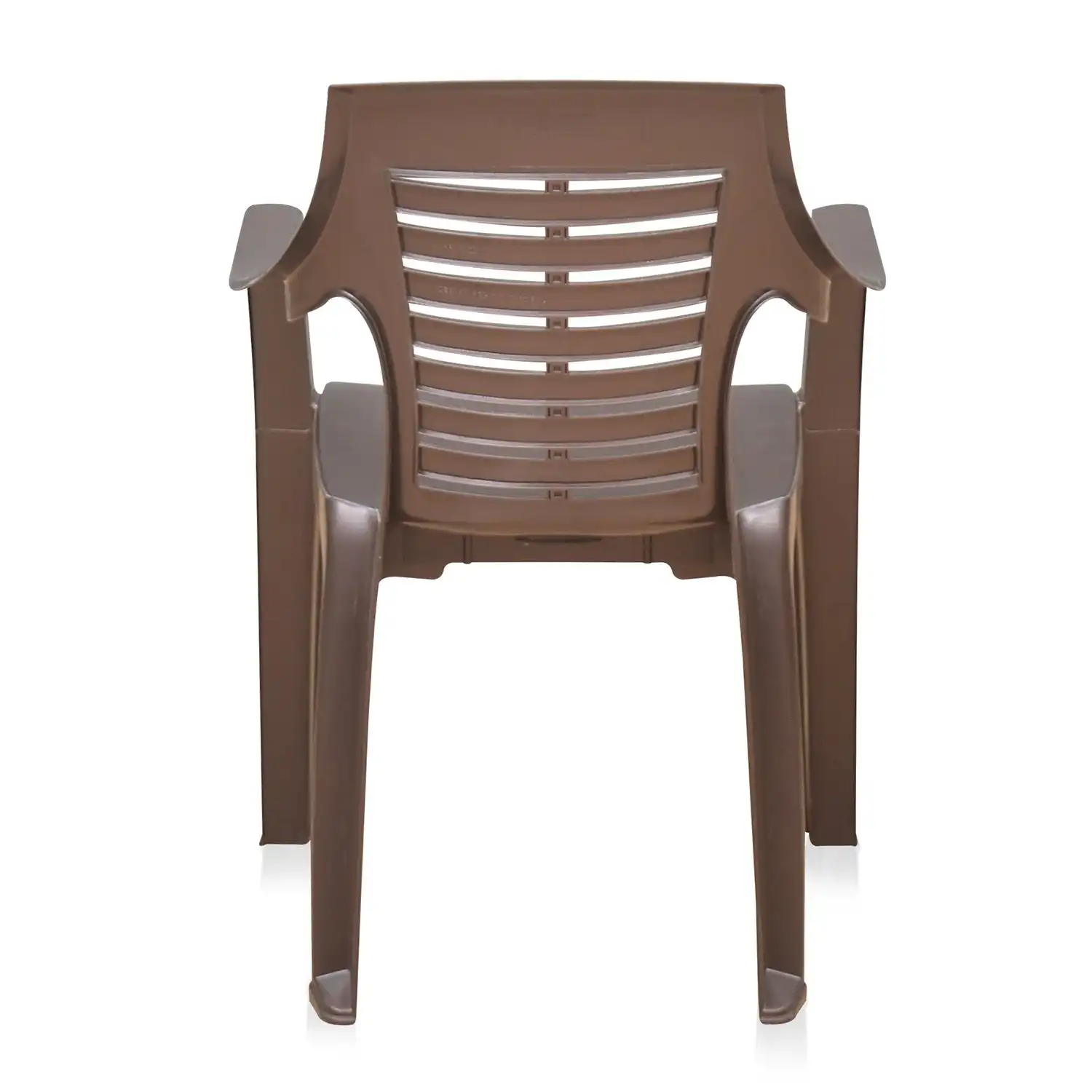 Nilkamal CHR6020 Plastic Arm Chair (Weather Brown) - Image 8