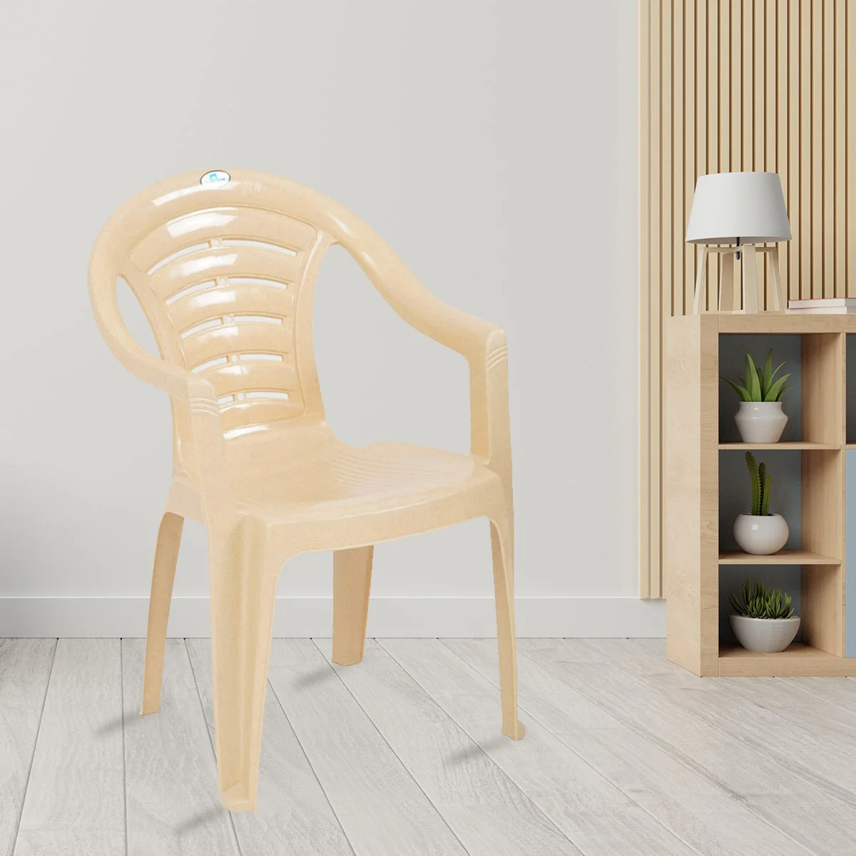 Nilkamal CHR2123 Plastic Arm Chair - Image 2