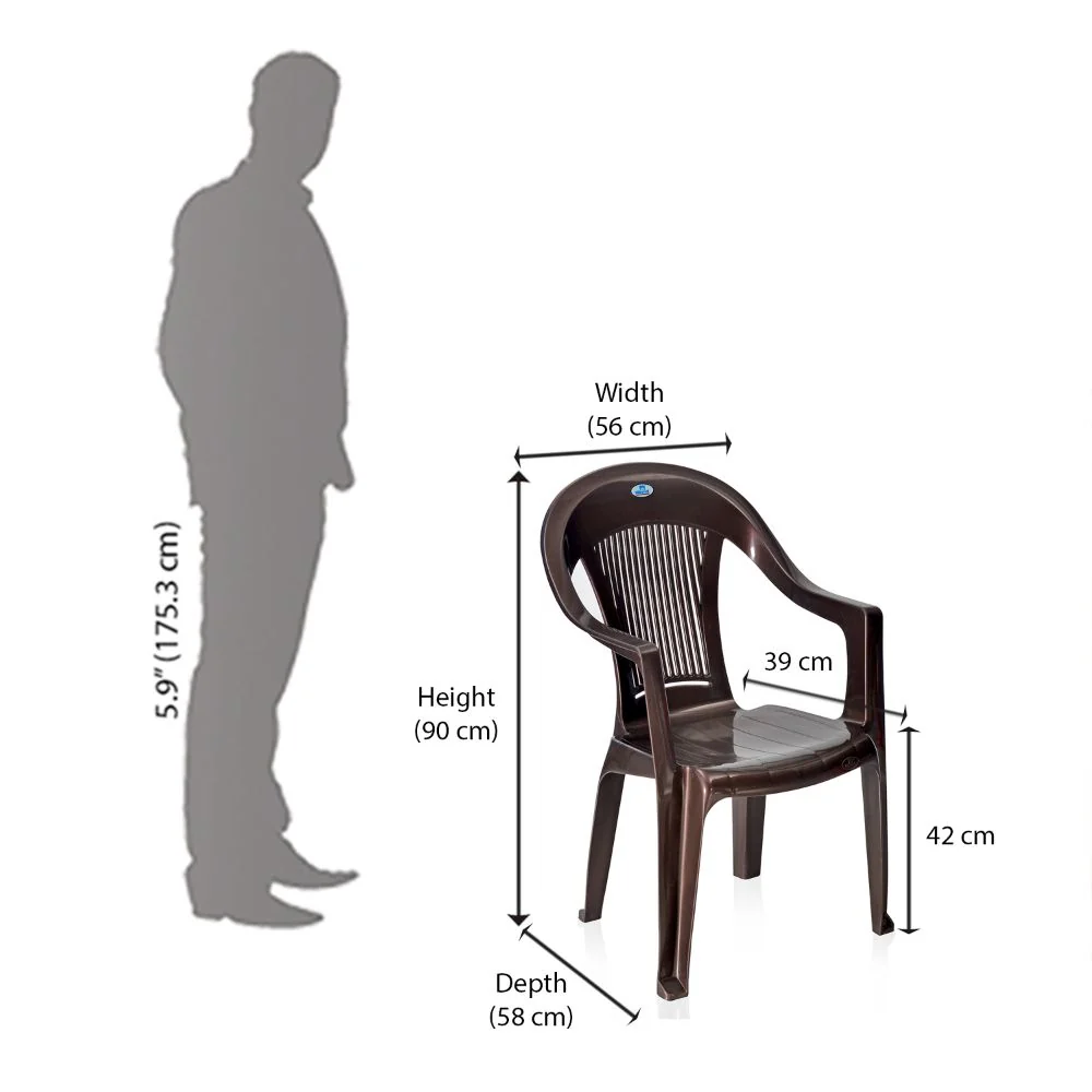 Nilkamal CHR2175 Plastic Arm Chair - Image 19