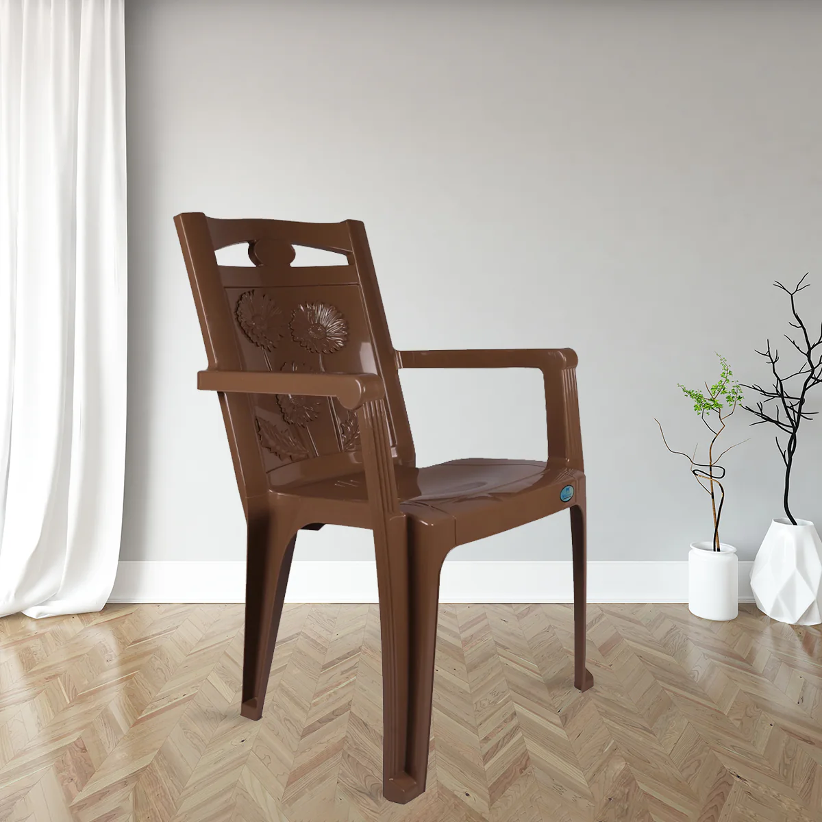 Nilkamal CHR2240 Plastic Arm Chair - Image 4